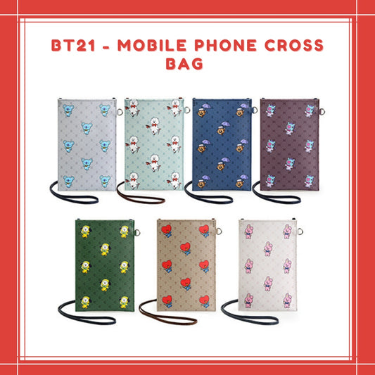 [PREORDER] BT21 - MOBILE PHONE CROSS BAG