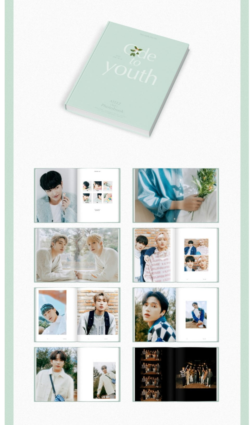 [PREORDER] ATEEZ - 1ST PHOTOBOOK ; ODE TO YOUTH +HOLOGRAM PHOTO CARD SET