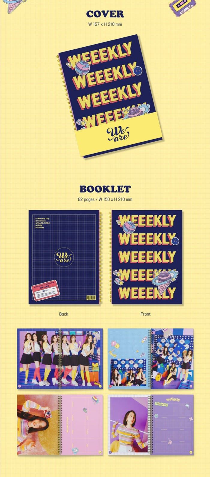 [PREORDER] WEEEKLY - WE ARE (1ST MINI ALBUM)