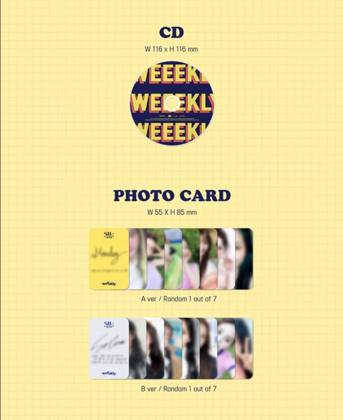 [PREORDER] WEEEKLY - WE ARE (1ST MINI ALBUM)