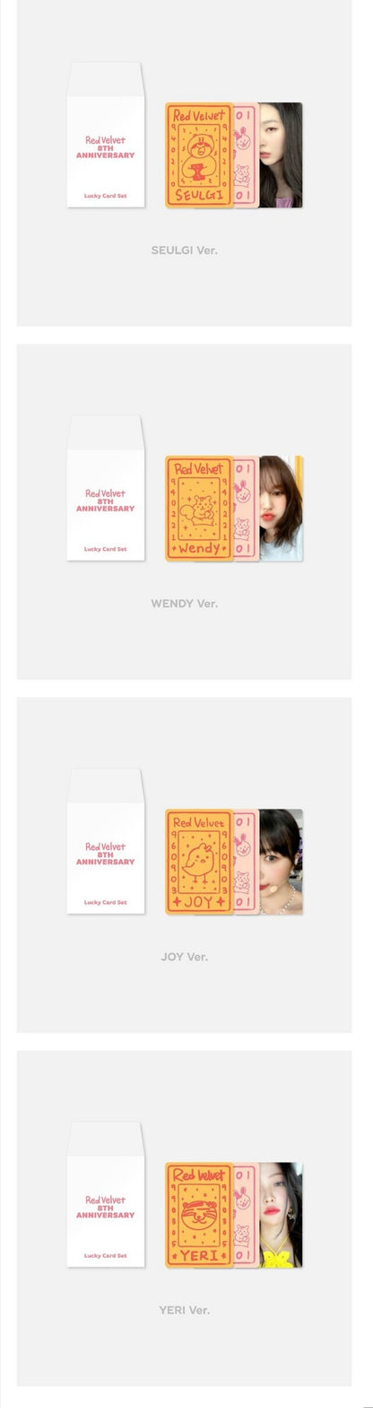 [PREORDER] RED VELVET- 8TH ANNIVERSARY LUCKY CARD SET