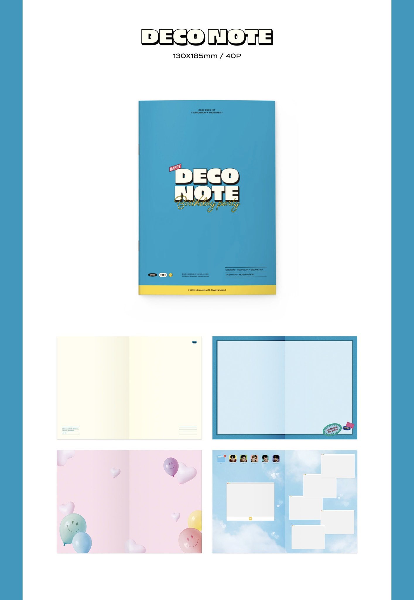 [PREORDER] TXT - TOMORROW X TOGETHER 2023 DECO KIT