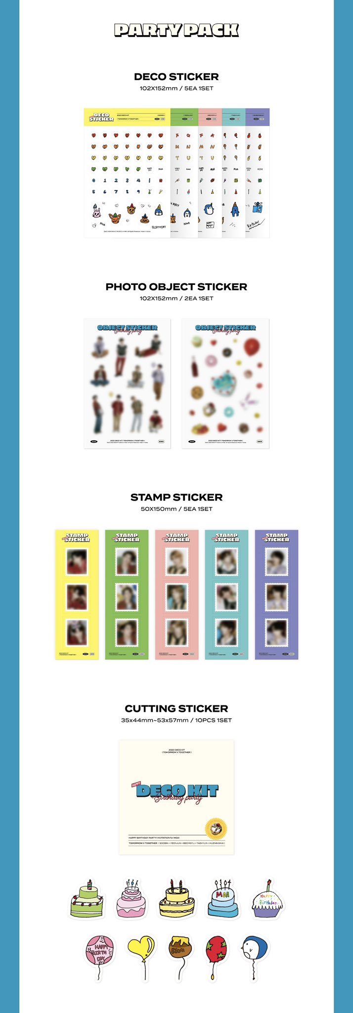 [PREORDER] TXT - TOMORROW X TOGETHER 2023 DECO KIT