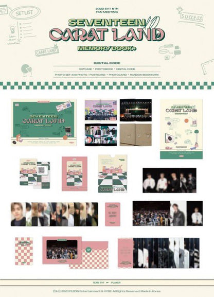 [PREORDER] SEVENTEEN - 2022 SEVENTEEN IN CARAT LAND MEMORY BOOK SET