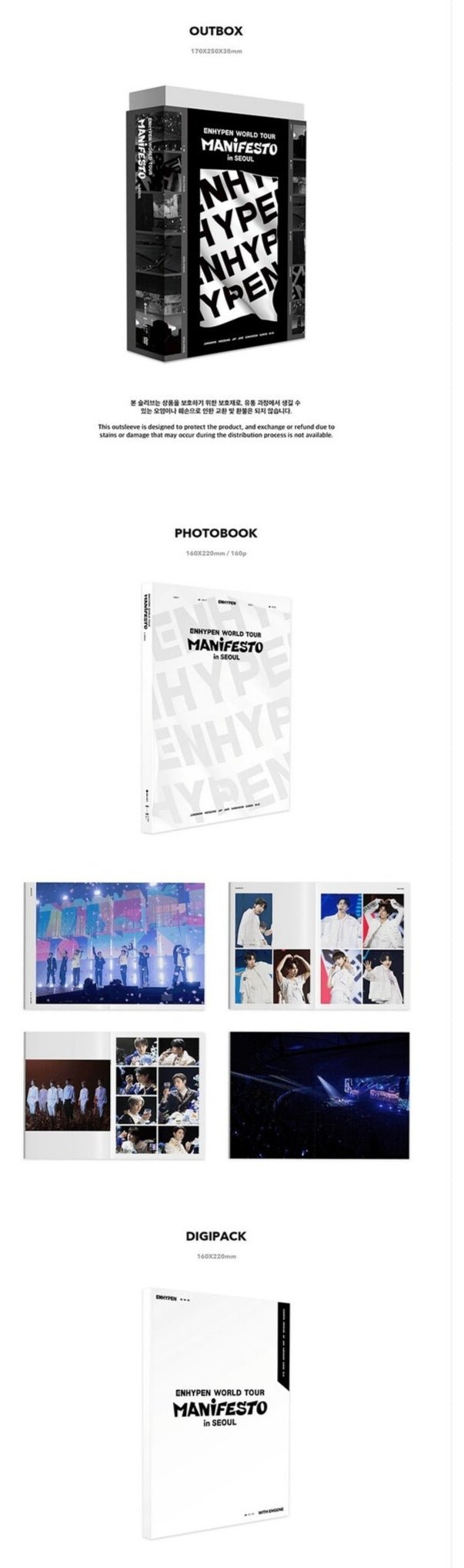 [PREORDER] ENHYPEN - WORLD TOUR MANIFESTO IN SEOUL DVD