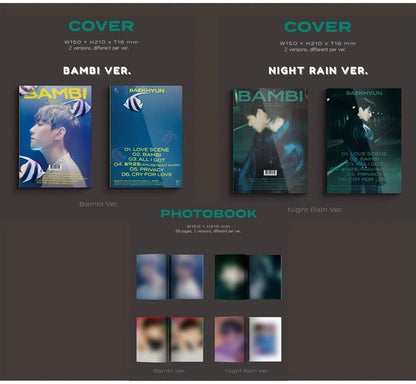 [PREORDER] BAEKHYUN - BAMBI (PHOTOBOOK VER.).