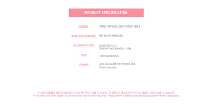 [PREORDER] APINK - OFFICIAL LIGHTSTICK VER.2