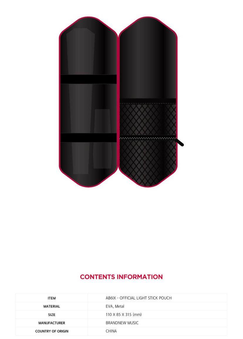 [PREORDER] AB6IX - OFFICIAL LIGHTSTICK POUCH