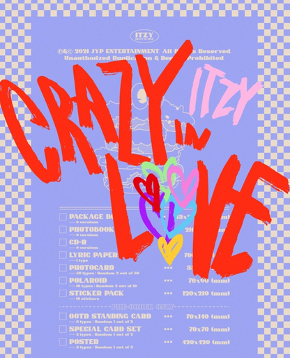 [PREORDER] ITZY - THE 1ST ALBUM CRAZY IN LOVE