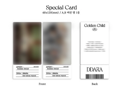 [PREORDER] GOLDEN CHILD - VOL.2 REPACKAGE [DDARA]