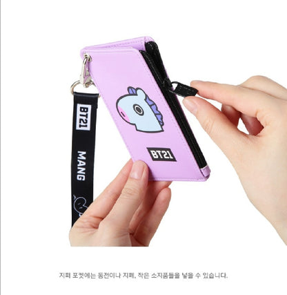 [PREORDER] BT21 - STRAP CARD HOLDER