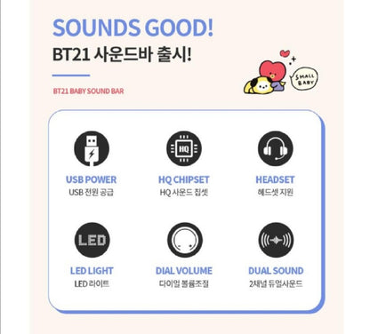 [PREORDER] BT21 - USB SPEAKER