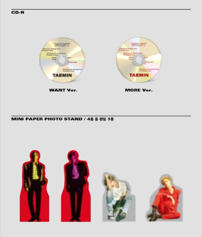 [PREORDER] TAEMIN - WANT (2ND MINI ALBUM)