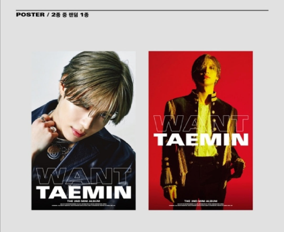 [PREORDER] TAEMIN - WANT (2ND MINI ALBUM)