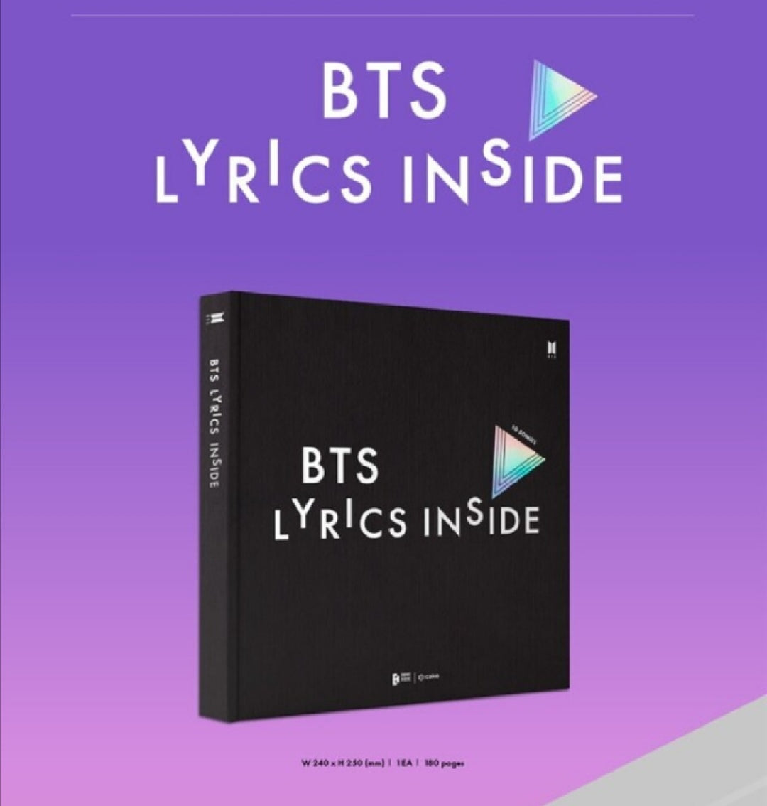 [PREORDER] BTS - BTS LYRICS INSIDE