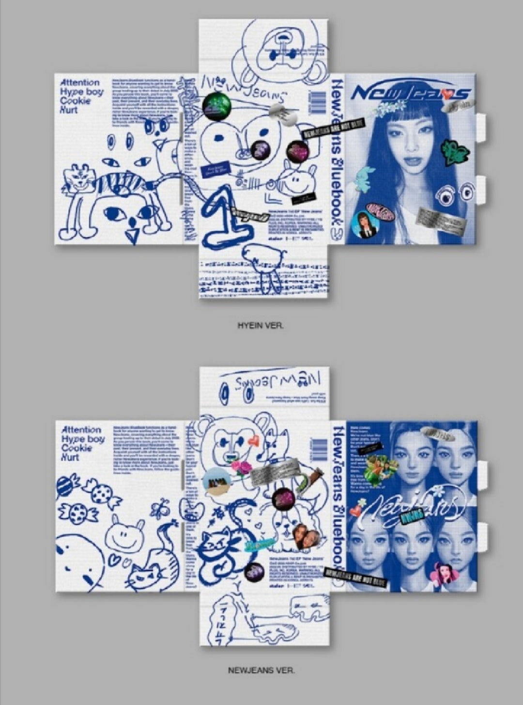 [PREORDER] NEWJEANS - 1ST EP 'NEW JEANS' BLUEBOOK VERSION