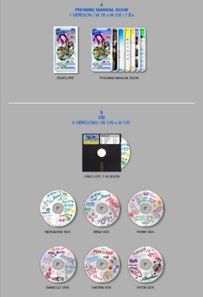 [PREORDER] NEWJEANS - 1ST EP 'NEW JEANS' BLUEBOOK VERSION