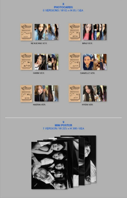 [PREORDER] NEWJEANS - 1ST EP 'NEW JEANS' BLUEBOOK VERSION