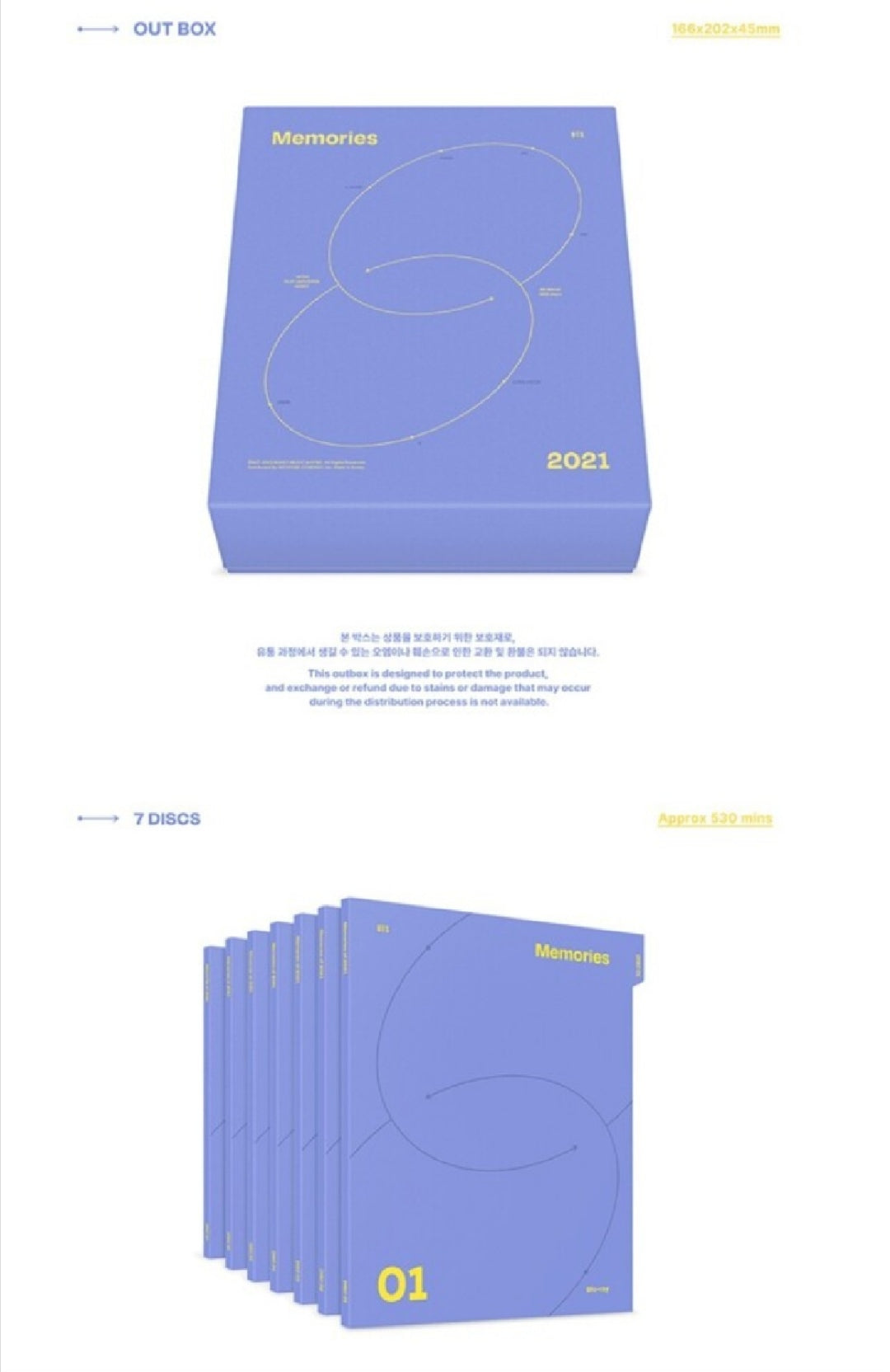 [PREORDER] BTS - MEMORIES OF 2021 BLU-RAY