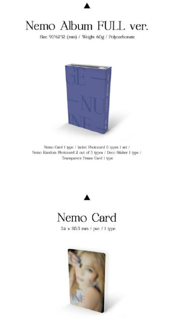 SUNYE 1st Solo Album - Genuine (Nemo Album Full Ver.)