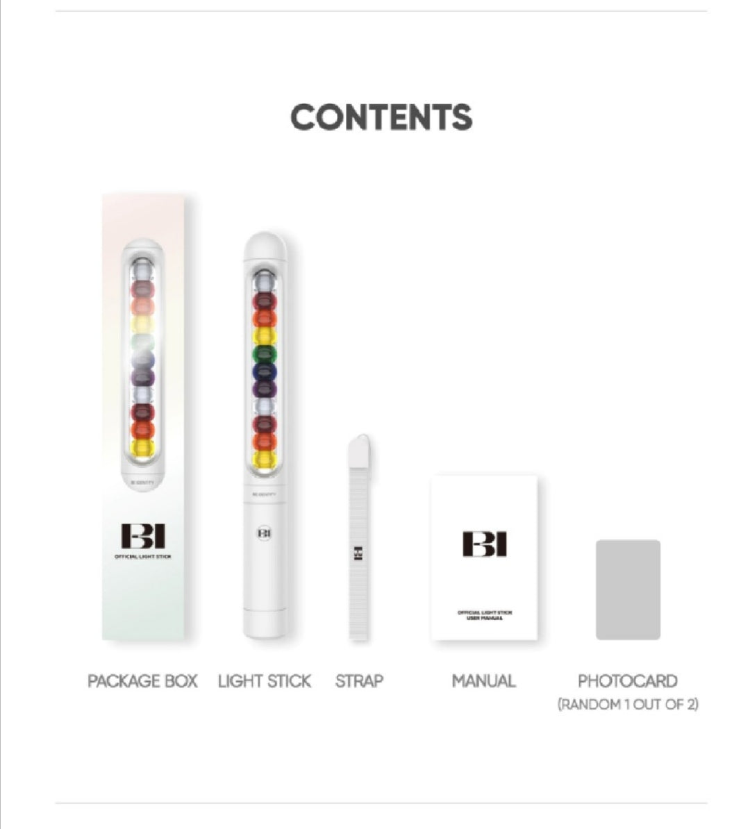 [PREORDER] B.I - OFFICIAL LIGHT STICK BIN BONG