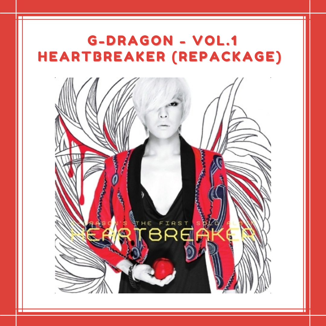 [PREORDER] G-DRAGON - VOL.1 HEARTBREAKER] (REPACKAGE)