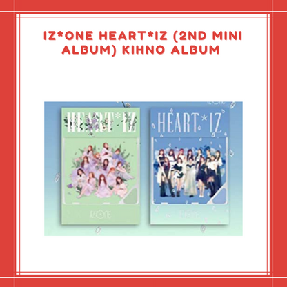 [PREORDER] IZ*ONE - HEART*IZ (2ND MINI ALBUM) KIHNO ALBUM