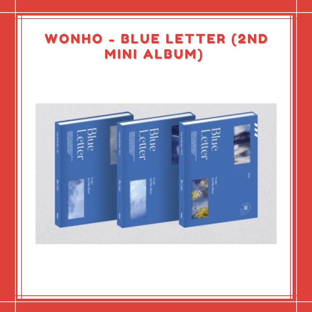 [PREORDER] WONHO - BLUE LETTER (2ND MINI ALBUM)