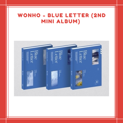 [PREORDER] WONHO - BLUE LETTER (2ND MINI ALBUM)