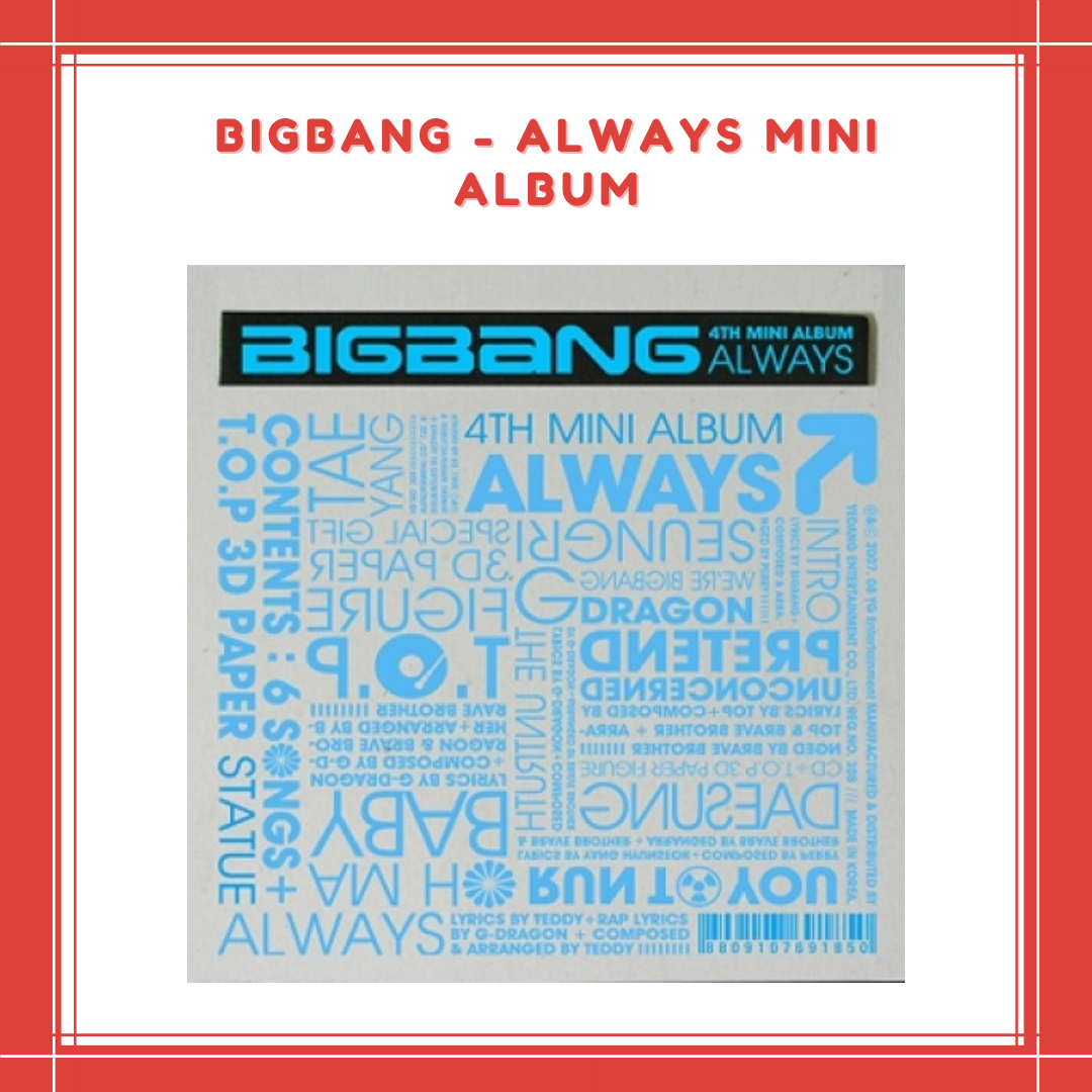 [PREORDER] BIGBANG - ALWAYS MINI ALBUM