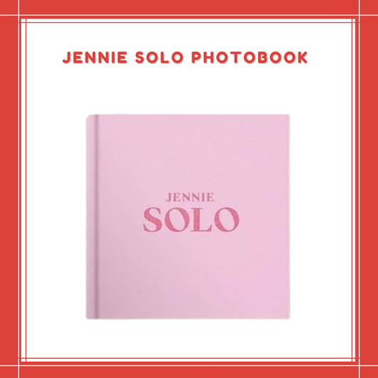 [PREORDER] JENNIE - SOLO PHOTOBOOK