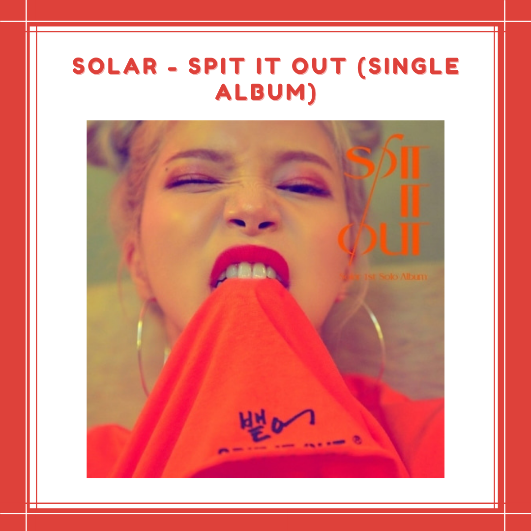 [PREORDER] SOLAR - SPIT IT OUT (SINGLE ALBUM)