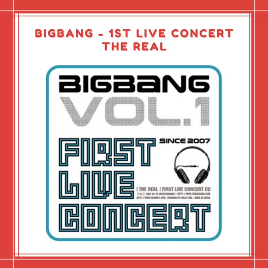 [PREORDER] BIGBANG - 1ST LIVE CONCERT THE REAL