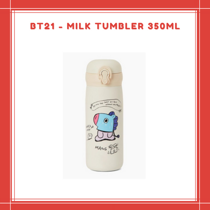 [PREORDER] BT21 - MILK TUMBLER 350ml