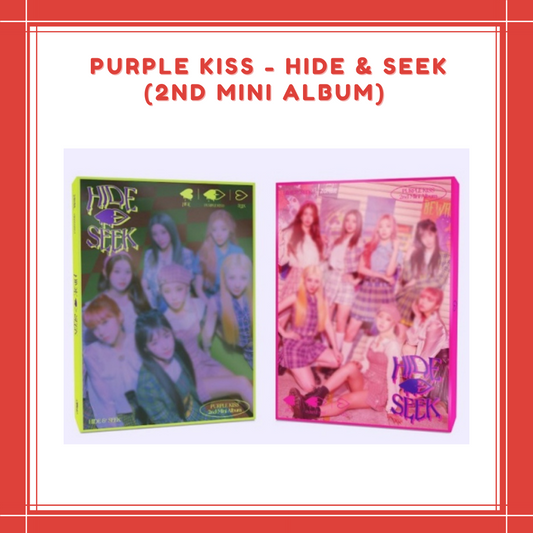 [PREORDER] PURPLE KISS - HIDE & SEEK (2ND MINI ALBUM)