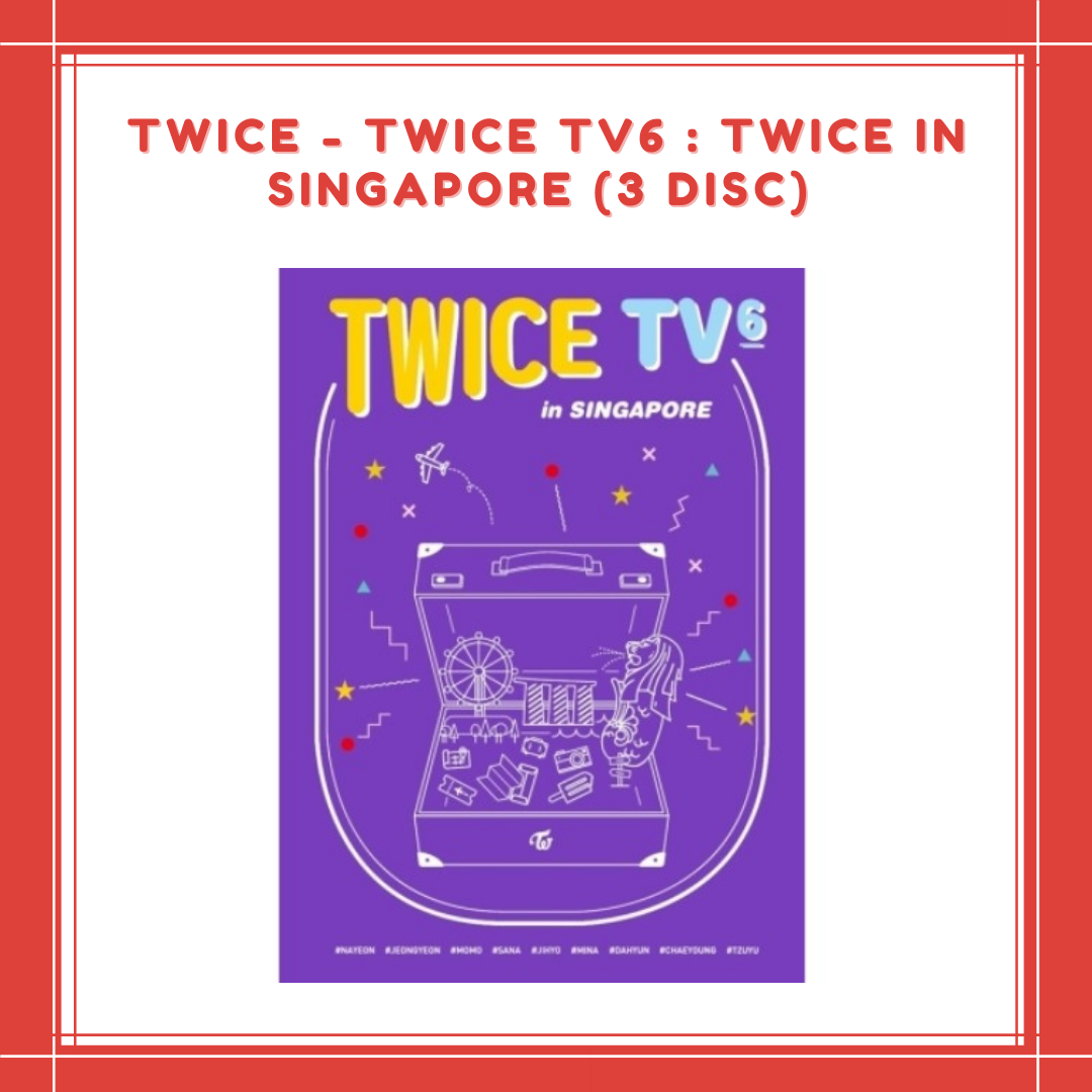 [PREORDER] TWICE - TWICE TV6 : TWICE IN SINGAPORE (3 DISC)