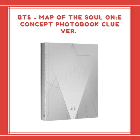[PREORDER] BTS - MAP OF THE SOUL ON:E CONCEPT PHOTOBOOK CLUE VER.