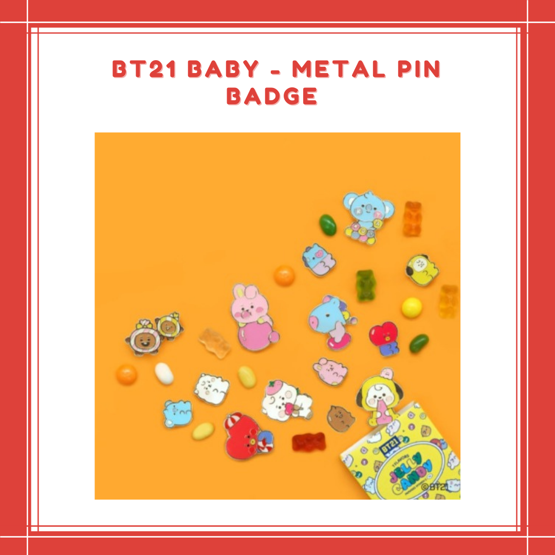 [PREORDER] BT21 BABY - METAL PIN BADGE