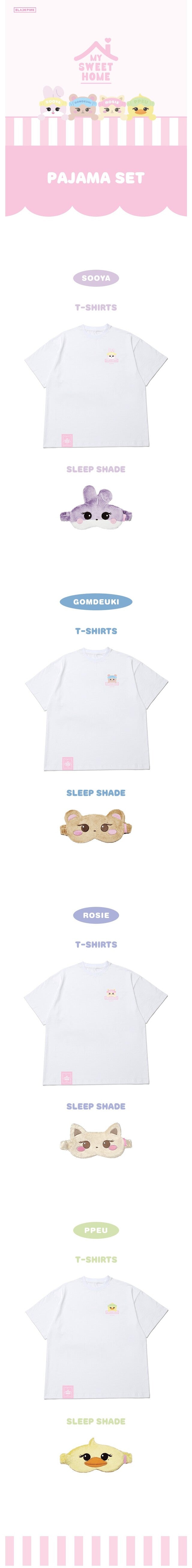 [PREORDER] BLACKPINK - BPTOURMSH CHARACTER PAJAMA SET