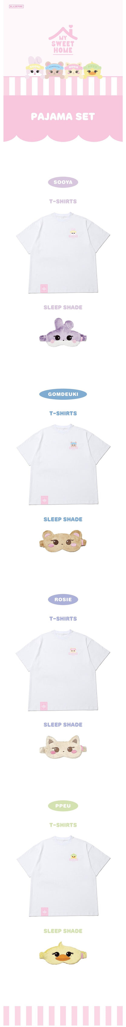 [PREORDER] BLACKPINK - BPTOURMSH CHARACTER PAJAMA SET