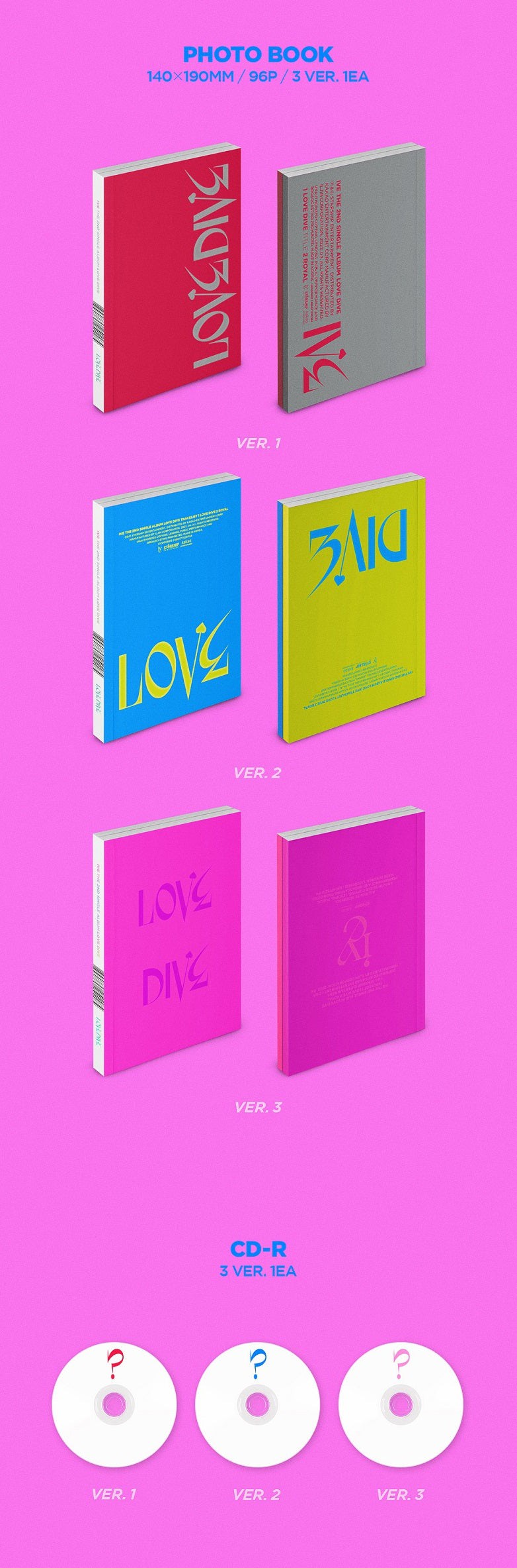 [PREORDER] IVE - LOVE AND DIVE (2ND SINGLE ALBUM