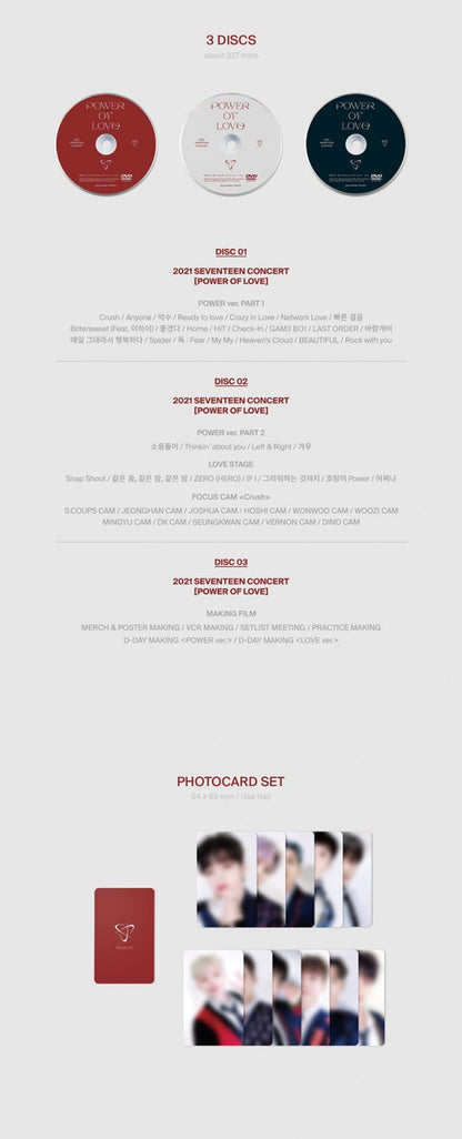 [PREORDER] SEVENTEEN - 2021 CONCERT POWER OF LOVE DVD