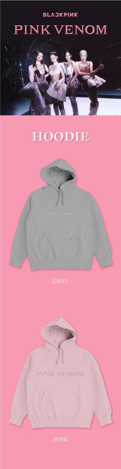 [PREORDER] BLACKPINK - PINKVENOM HOODIE