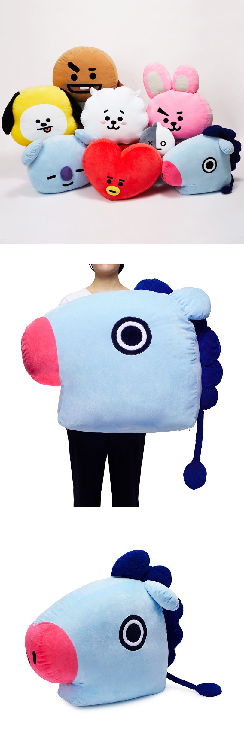 bt21 クッション ストア 65cm 値段