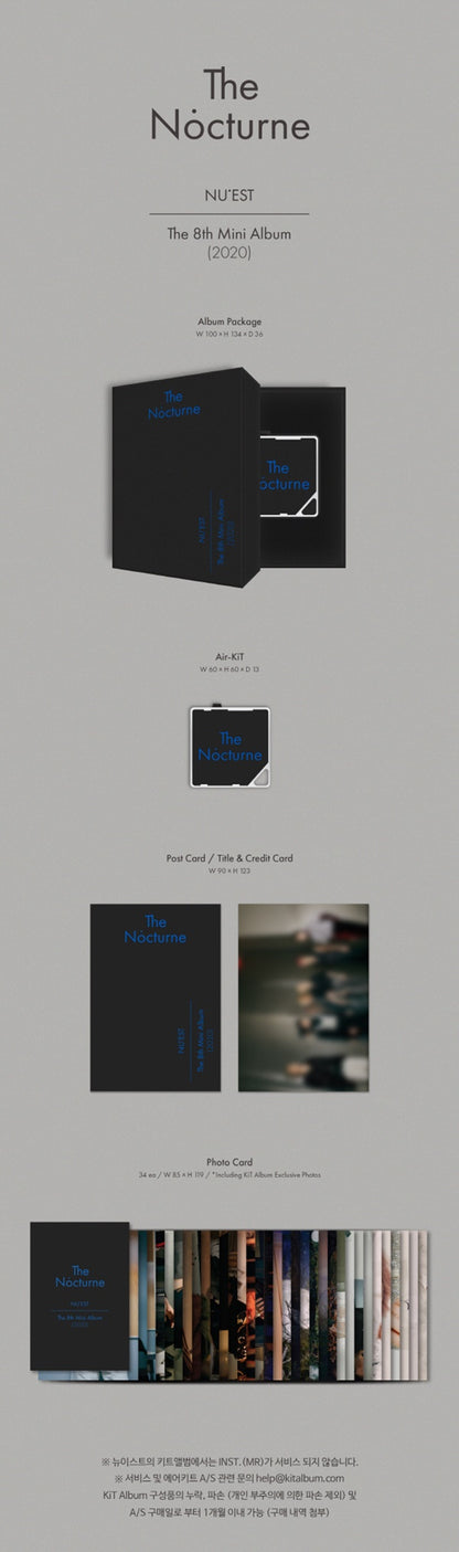 [PREORDER] NU'EST - THE NOCTURNE (8TH MINI ALBUM) KIT