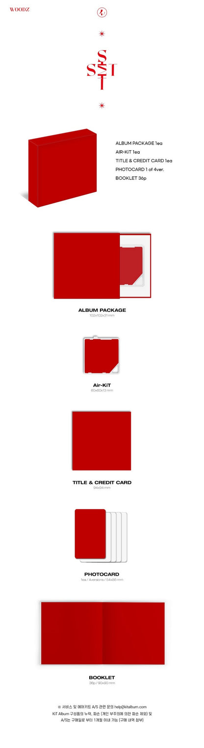 [PREORDER] WOODZ - SINGLE ALBUM [SET] KIT ALBUM