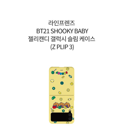 [PREORDER] BT21 BABY - JELLY CANDY GALAXY SLIM CASE Z PLIP 3