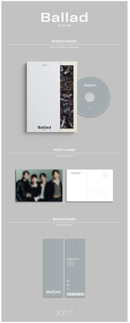 [PREORDER] 2AM - BALLAD 21 F/W