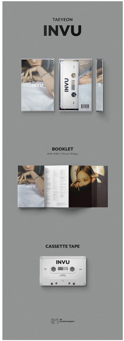 [PREORDER] TAEYEON - VOL.3 INVU (TAPE VER.)