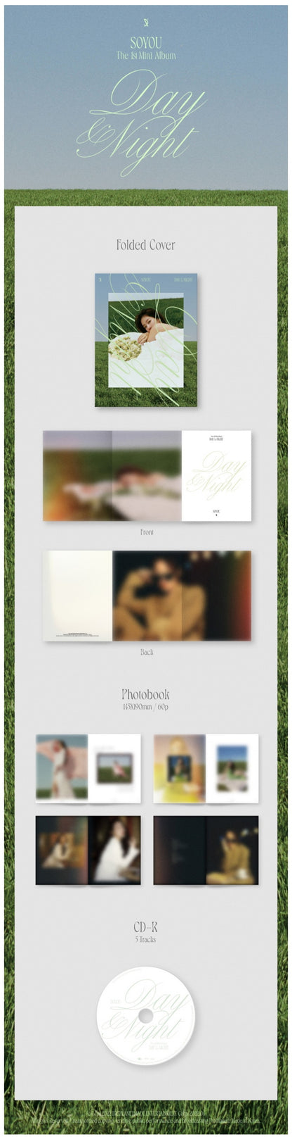 [PREORDER] SOYOU - DAY&NIGHT (1ST MINI ALBUM)